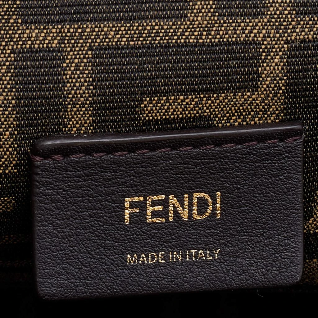 Fendi Brown Leather Small Fendi First Clutch 商品