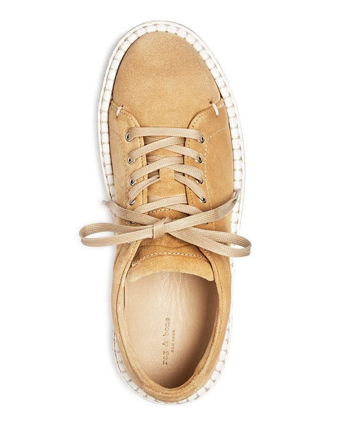 商品Rag & Bone|Women's Kent Suede Platform Espadrille Sneakers,价格¥1963,第3张图片详细描述