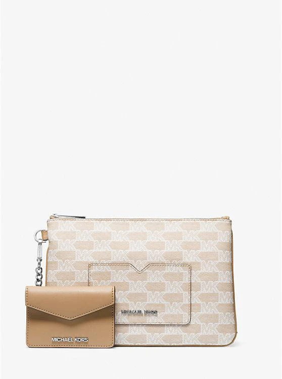 商品Michael Kors|Jet Set Large Logo 2-in-1 Wristlet,价格¥592,第4张图片详细描述