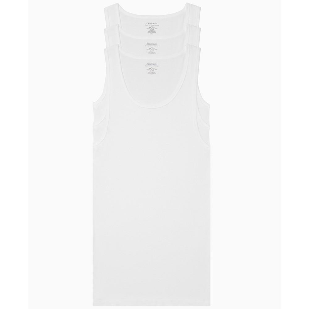 Men's Big & Tall Cotton Classics Tank 3 Pack商品第1张图片规格展示