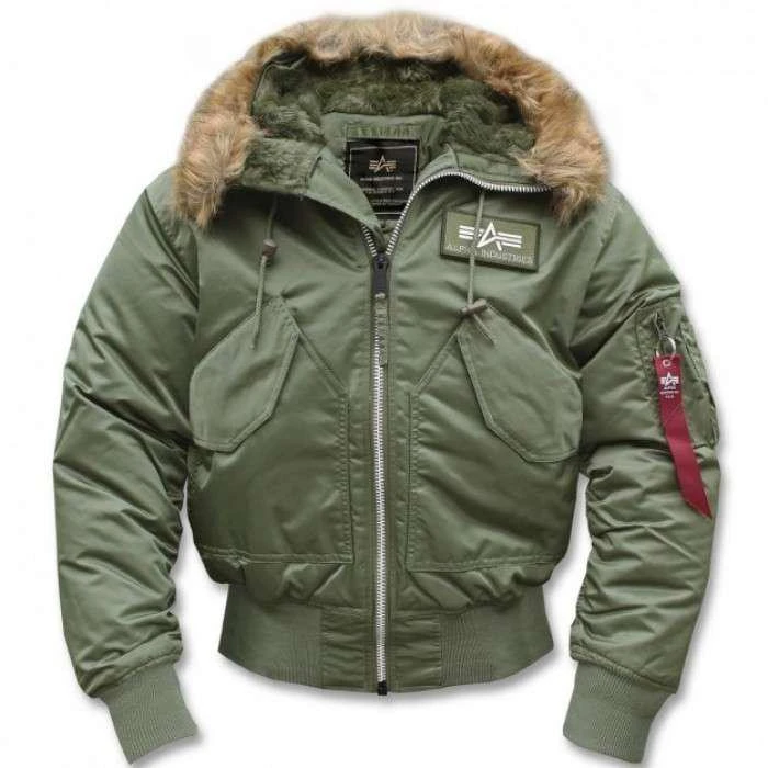 商品Alpha Industries|Alpha Industries 45P Hooded Sage Green,价格¥1667,第1张图片