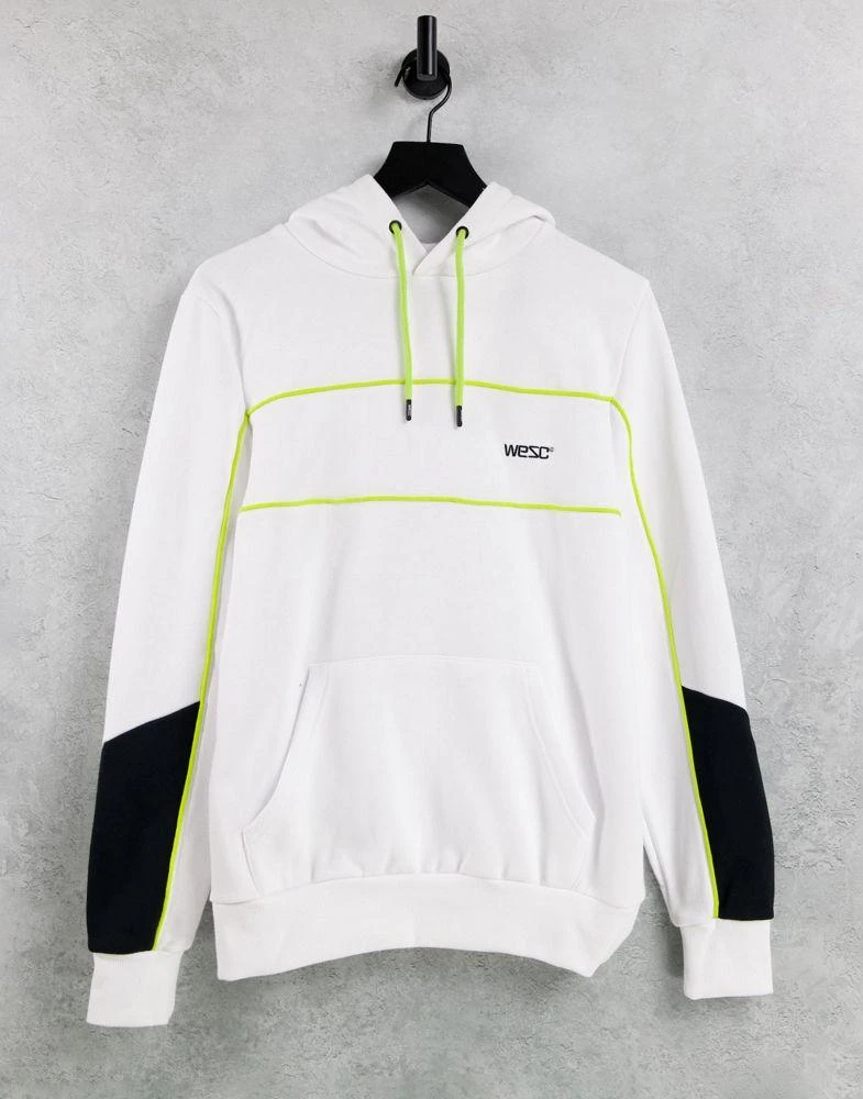 商品WeSC|WESC mike paneled hoodie,价格¥191,第1张图片