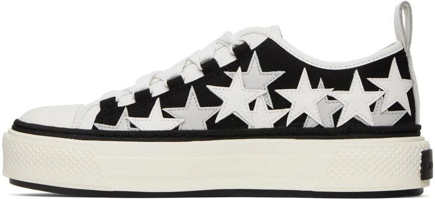 商品AMIRI|Black Stars Court Low-Top Sneakers,价格¥4676,第3张图片详细描述