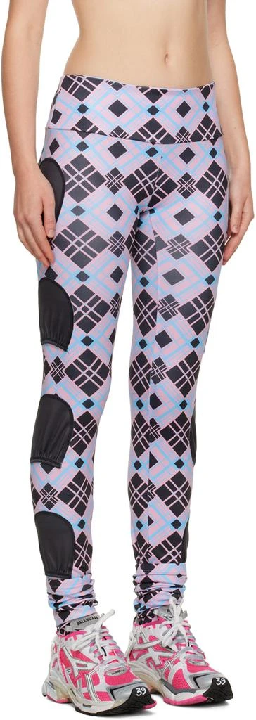 商品CHOPOVA LOWENA|SSENSE Exclusive Black & Pink 'Tennis Ball' Leggings,价格¥468,第2张图片详细描述