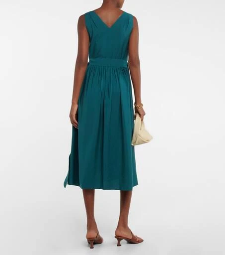 商品Vince|Wrap-front midi dress,价格¥2119,第3张图片详细描述