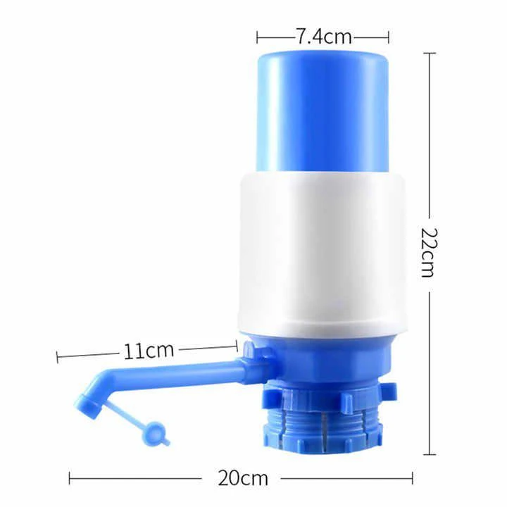 商品Vigor|Hand Press Large Bottle Dispenser Mini Portable Plastic 19, 20L 5 Gallon Desktop Blue,价格¥120,第2张图片详细描述