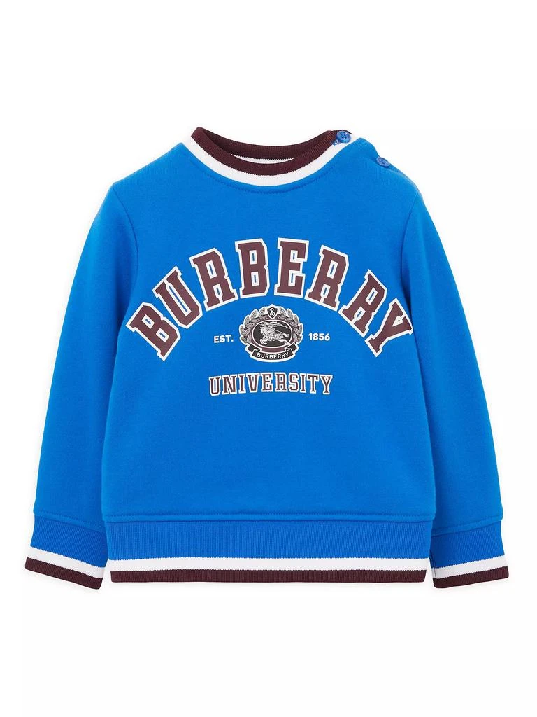 商品Burberry|Baby's Varsity Crewneck Sweatshirt,价格¥1576,第1张图片