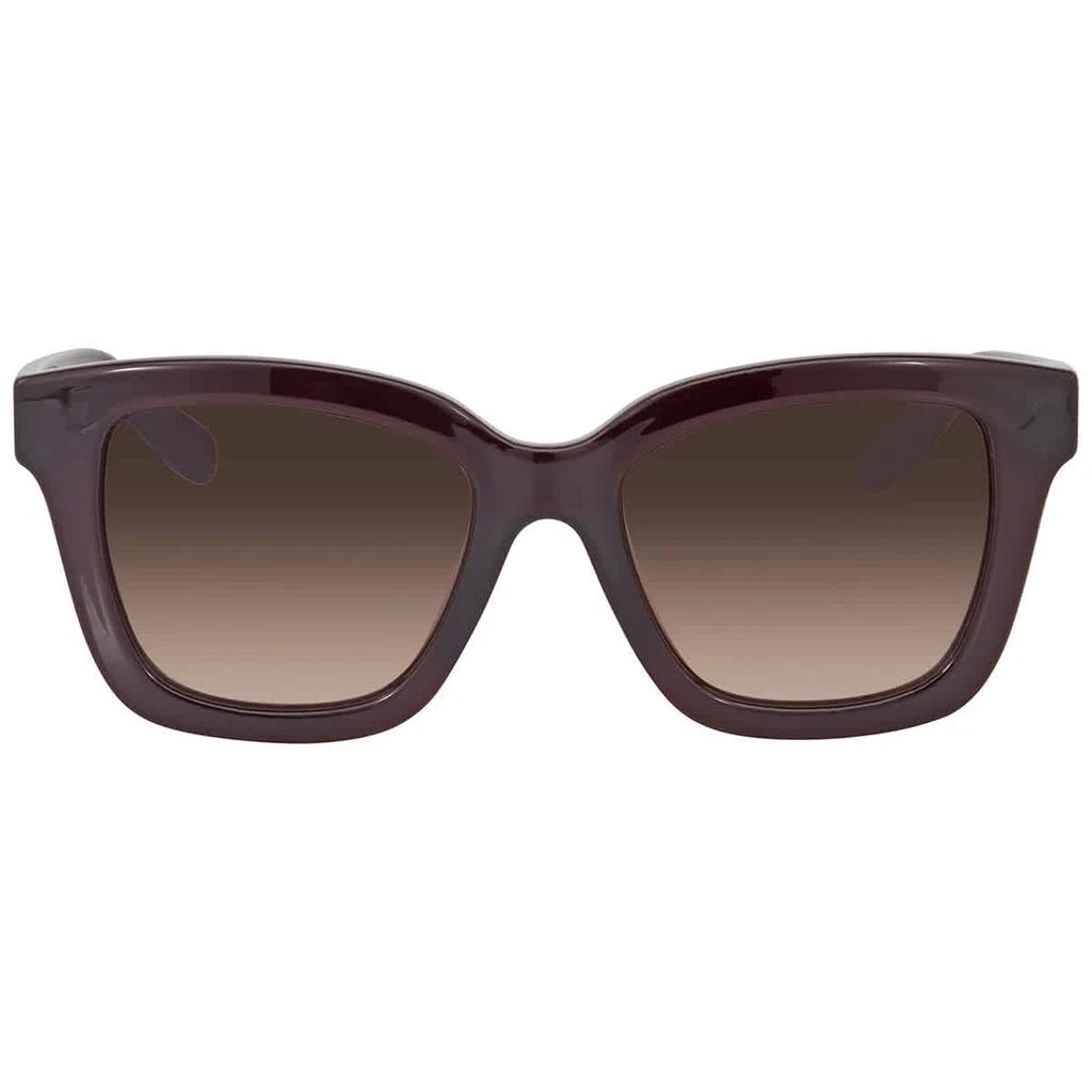 商品Salvatore Ferragamo|Salvatore Ferragamo Brown Square Ladies Sunglasses SF955S 613 53,价格¥361,第2张图片详细描述