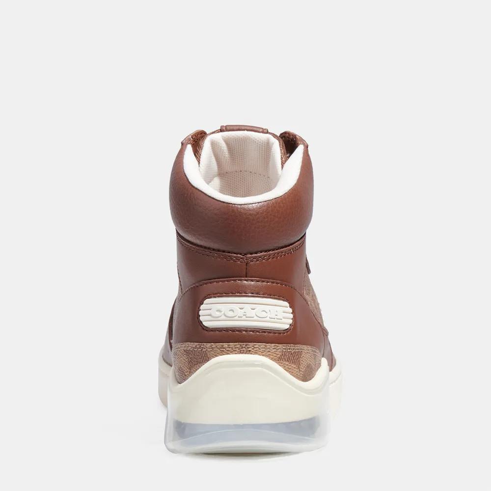 Coach Men's Citysole Signature Hi-Top Trainers商品第4张图片规格展示