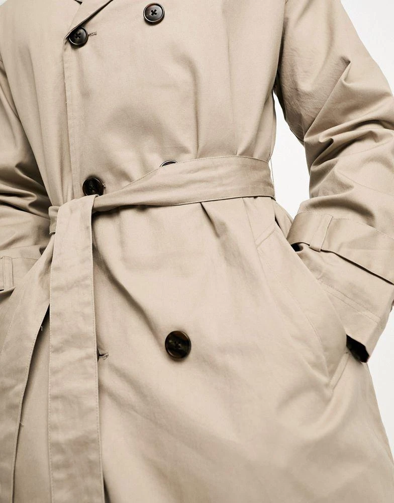 商品ADPT|ADPT oversized trench coat in beige,价格¥520,第2张图片详细描述