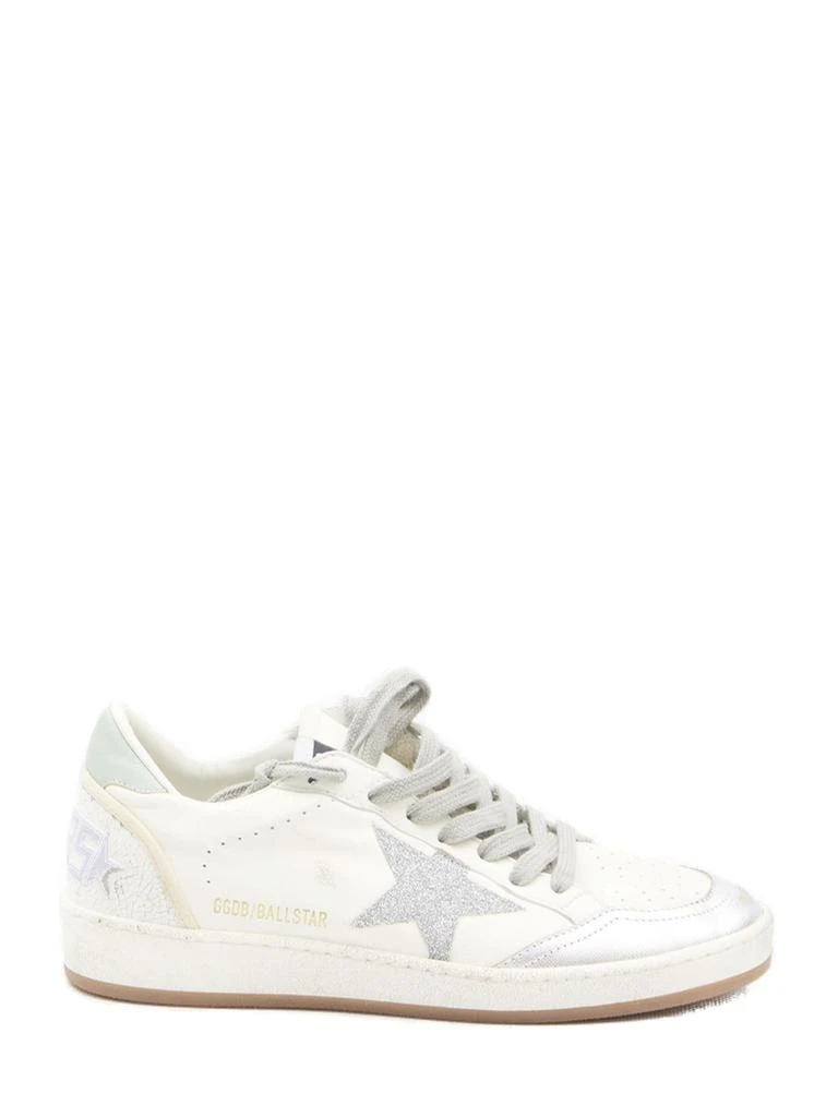 商品Golden Goose|Golden Goose Deluxe Brand Ball Star Glittered Lace-Up Sneakers,价格¥5453,第1张图片