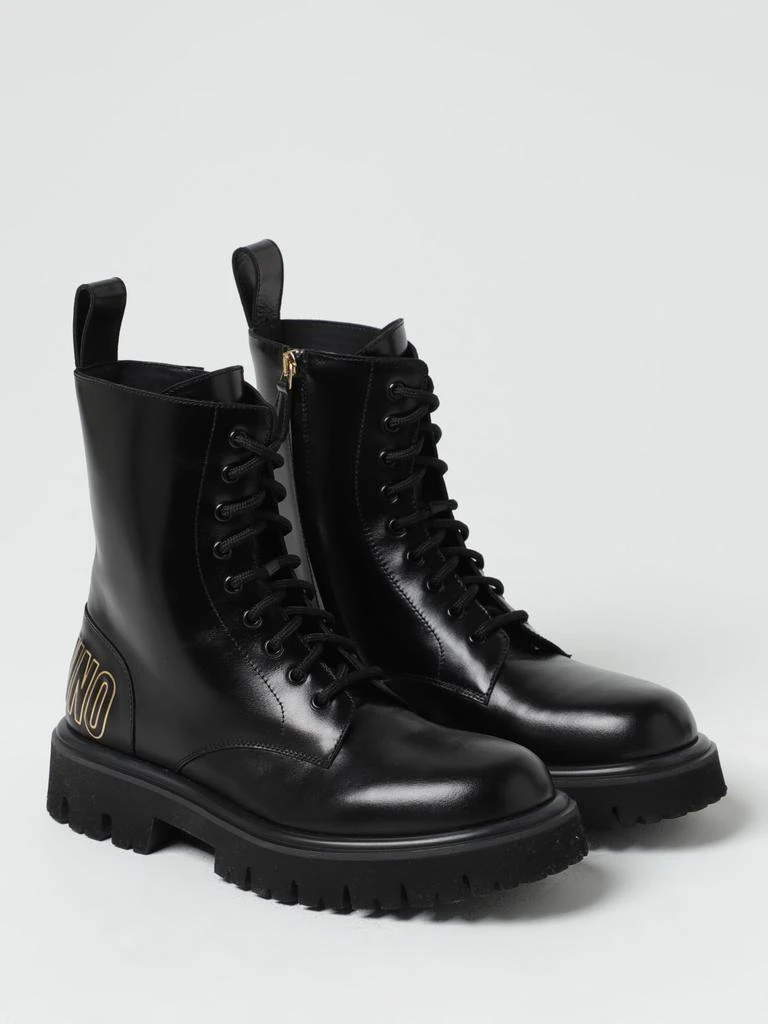 商品Moschino|Moschino Couture leather ankle boots with zip,价格¥4921,第2张图片详细描述