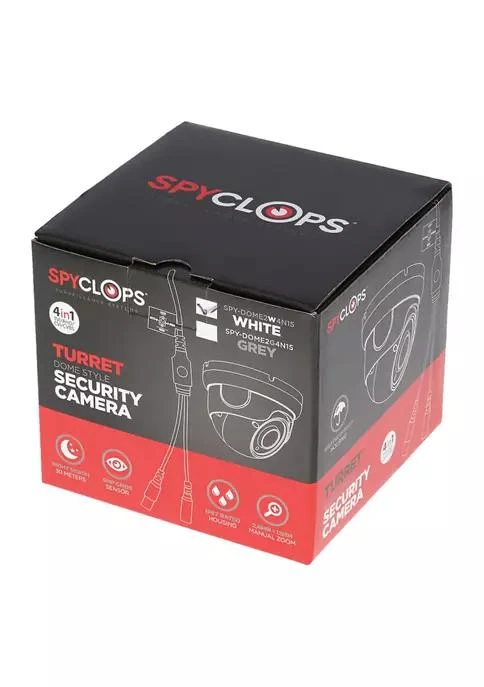 商品Spyclops|5.0-Megapixel LITE Outdoor Manual Varifocal Turret Dome Coax Camera (White),价格¥1589,第2张图片详细描述