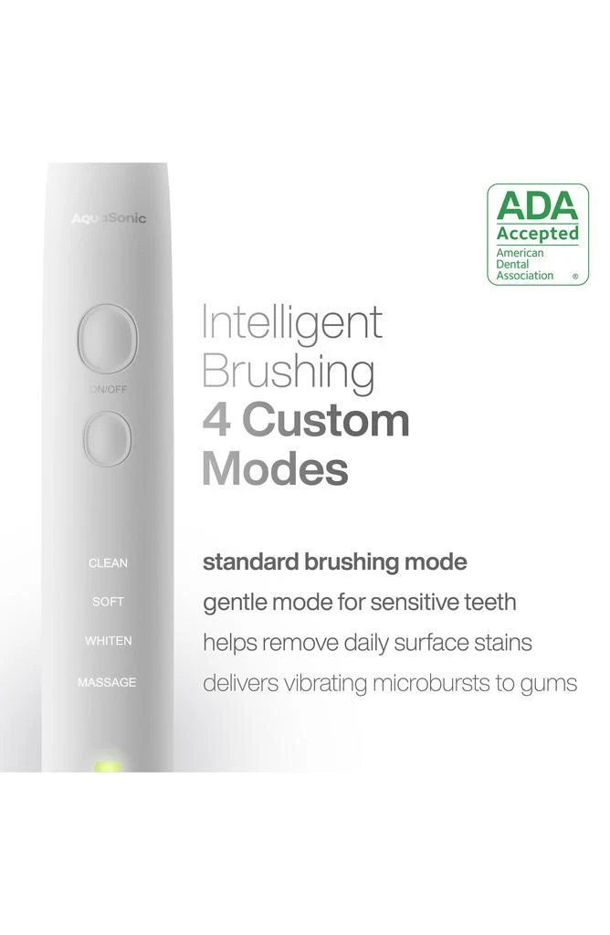 商品AquaSonic|Vibe Series Ultra-Whitening Toothbrush & Aqua Flosser Set,价格¥527,第4张图片详细描述