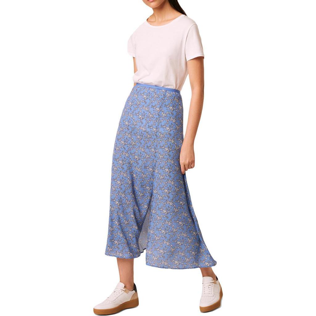 French Connection Womens Printed Long Maxi Skirt商品第1张图片规格展示