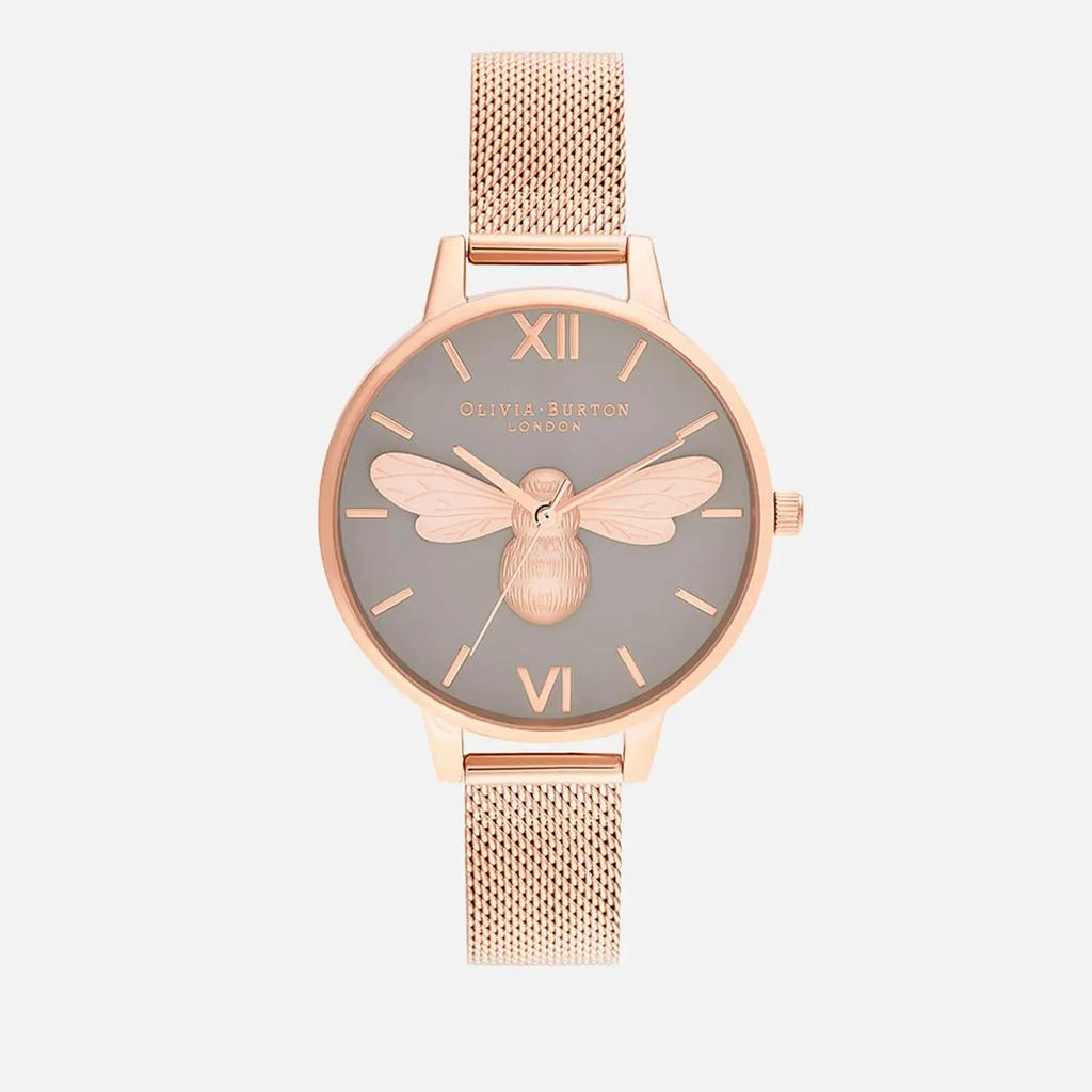 商品Olivia Burton|奥利·维亚布顿 宋祖儿同款3D小蜜蜂金属链条腕表,价格¥739,第1张图片