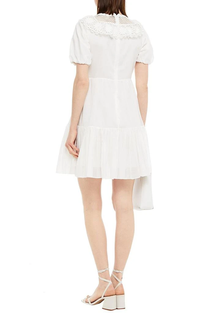 商品RED Valentino|Guipure lace-paneled cotton-voile mini dress,价格¥1916,第3张图片详细描述