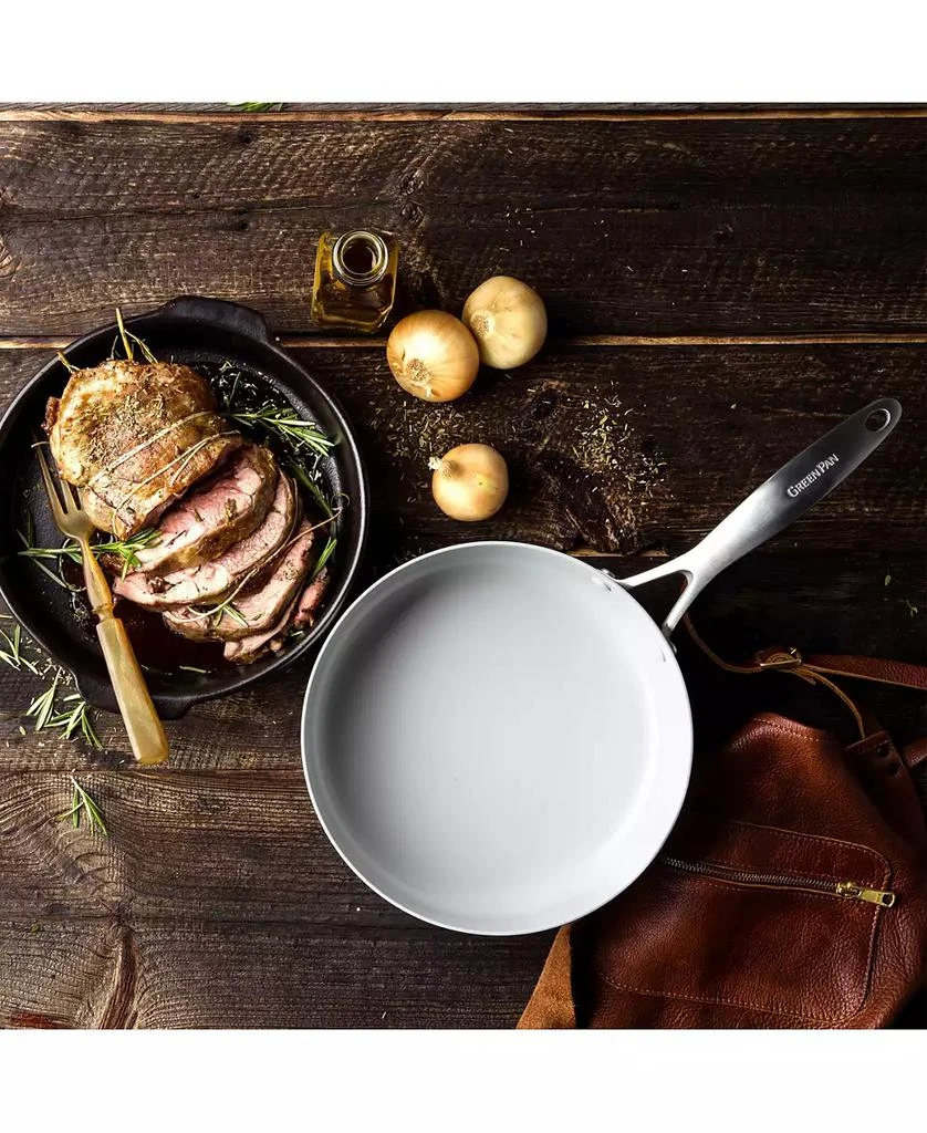 商品Greenpan|Venice Pro Stainless Steel 12" Ceramic Nonstick Frypan,价格¥1243,第4张图片详细描述