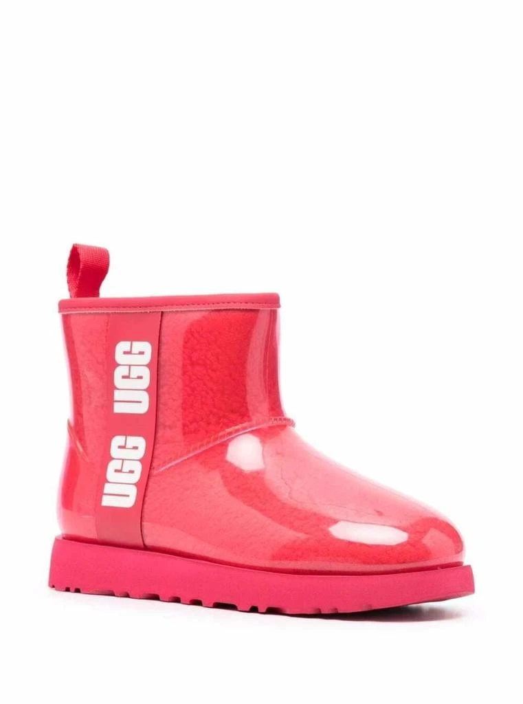 商品UGG|Pink Fur and PVC Boots with Logo,价格¥1252,第2张图片详细描述