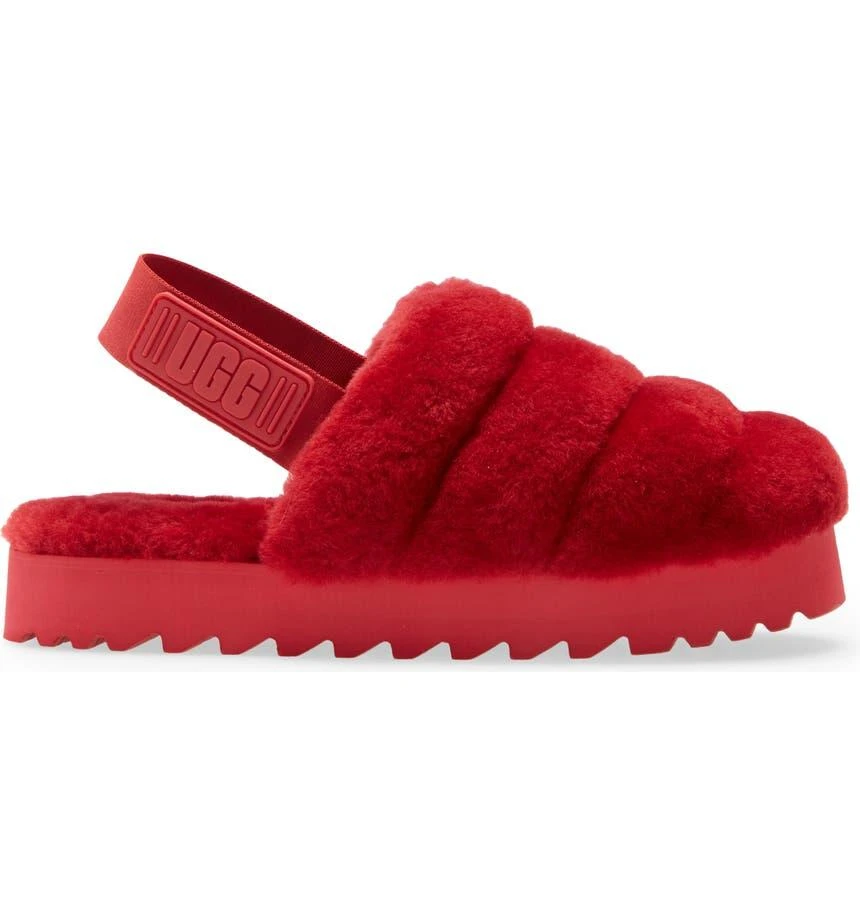 商品UGG|Super Fluff Genuine Shearling Slingback Slipper,价格¥410,第3张图片详细描述