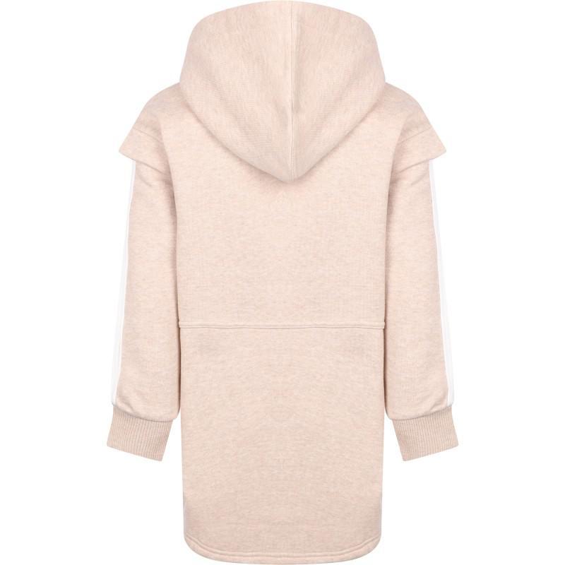 商品Chloé|Logo hooded sweatshirt dress in light beige,价格¥1323-¥1436,第4张图片详细描述
