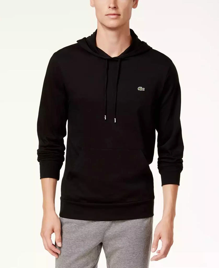 商品Lacoste|Hoodie Jersey Long Sleeve Tee Shirt with Kangaroo Pocket,价格¥627,第1张图片