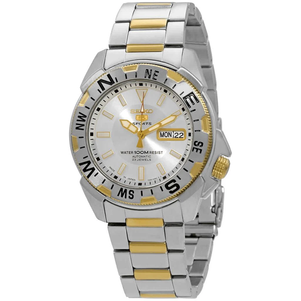 商品Seiko|5 Automatic Silver Dial Men's Watch SNZF08J1,价格¥1535,第1张图片