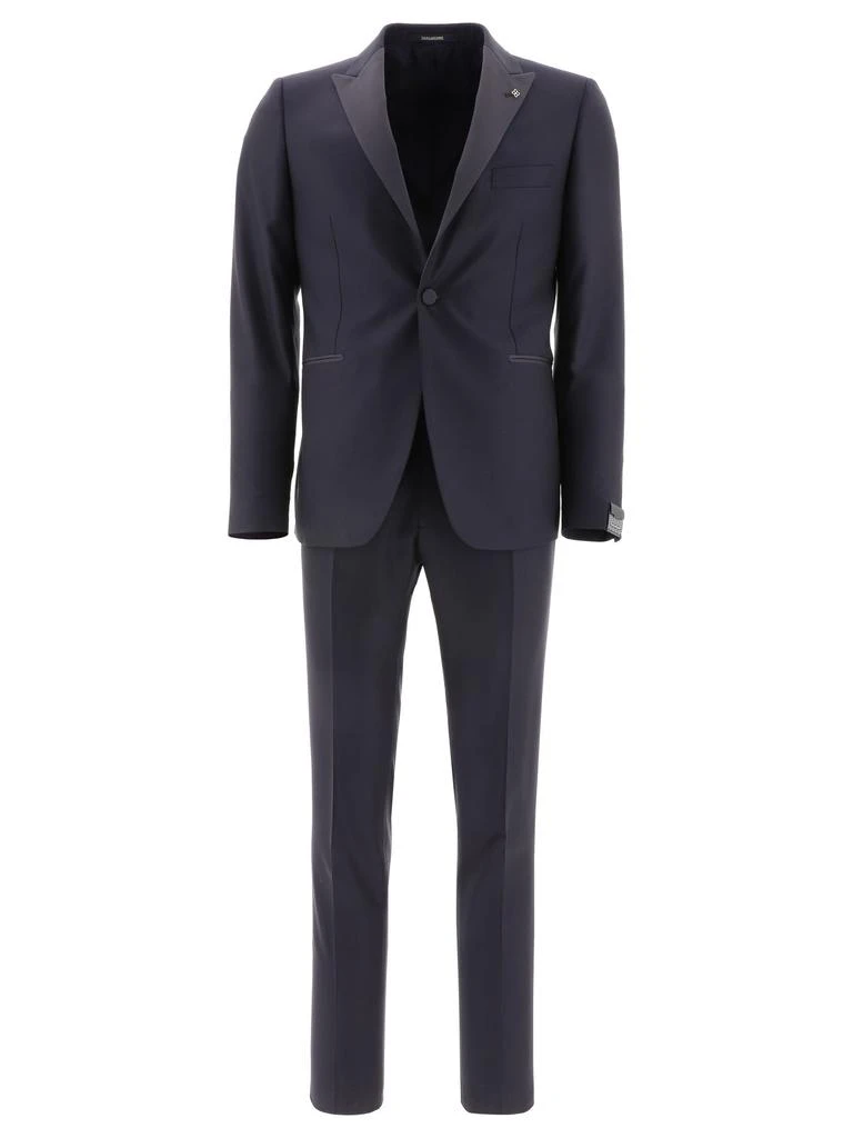 商品TAGLIATORE|Single-Breasted Tailored Suit Suits Blue,价格¥1619,第1张图片