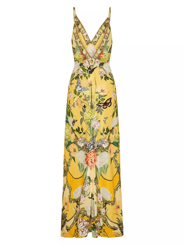 商品Camilla|Floral Silk Slip Maxi Dress,价格¥4453,第2张图片详细描述