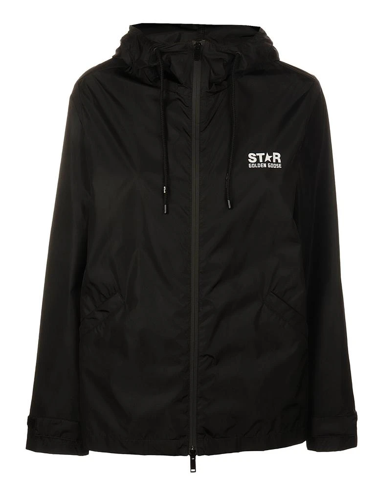 商品Golden Goose|Golden Goose Deluxe Brand Star Printed Hooded Windbreaker,价格¥2126,第1张图片