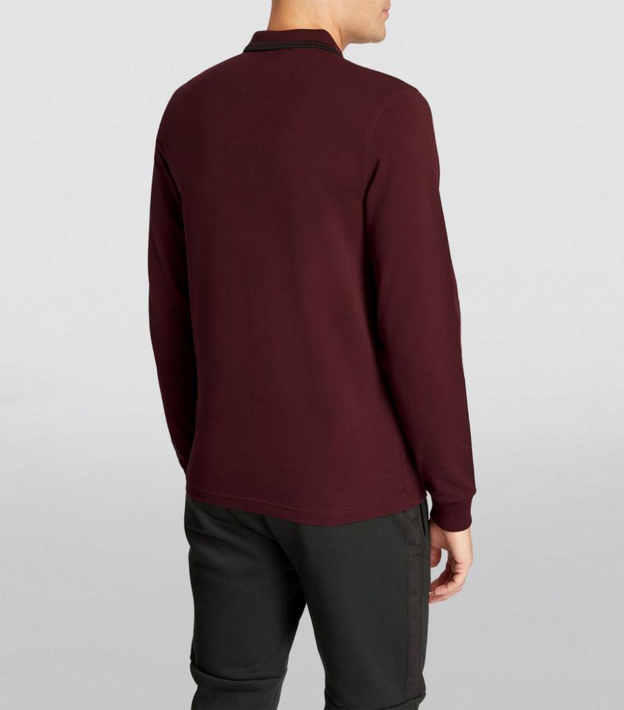 Long-Sleeved Twin Tipped Polo Shirt商品第4张图片规格展示