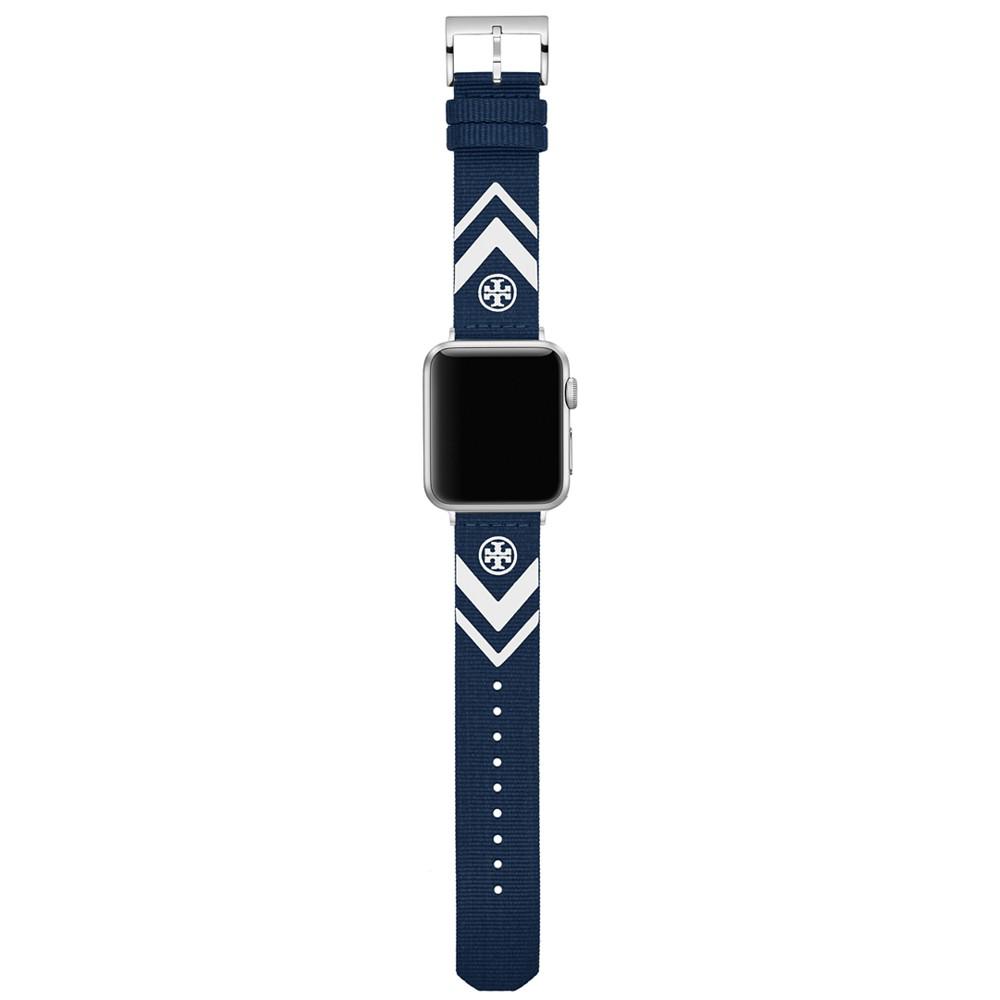 Women's Navy Chevron Grosgrain Band For Apple Watch, 38 mm/40mm商品第6张图片规格展示