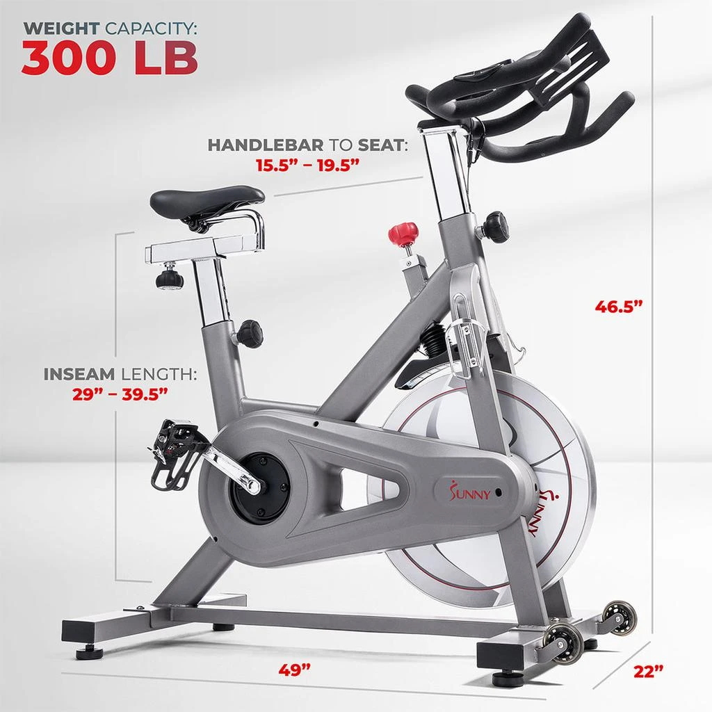 商品Sunny Health & Fitness|Synergy Pro Magnetic Indoor Cycling Bike,价格¥4825,第5张图片详细描述