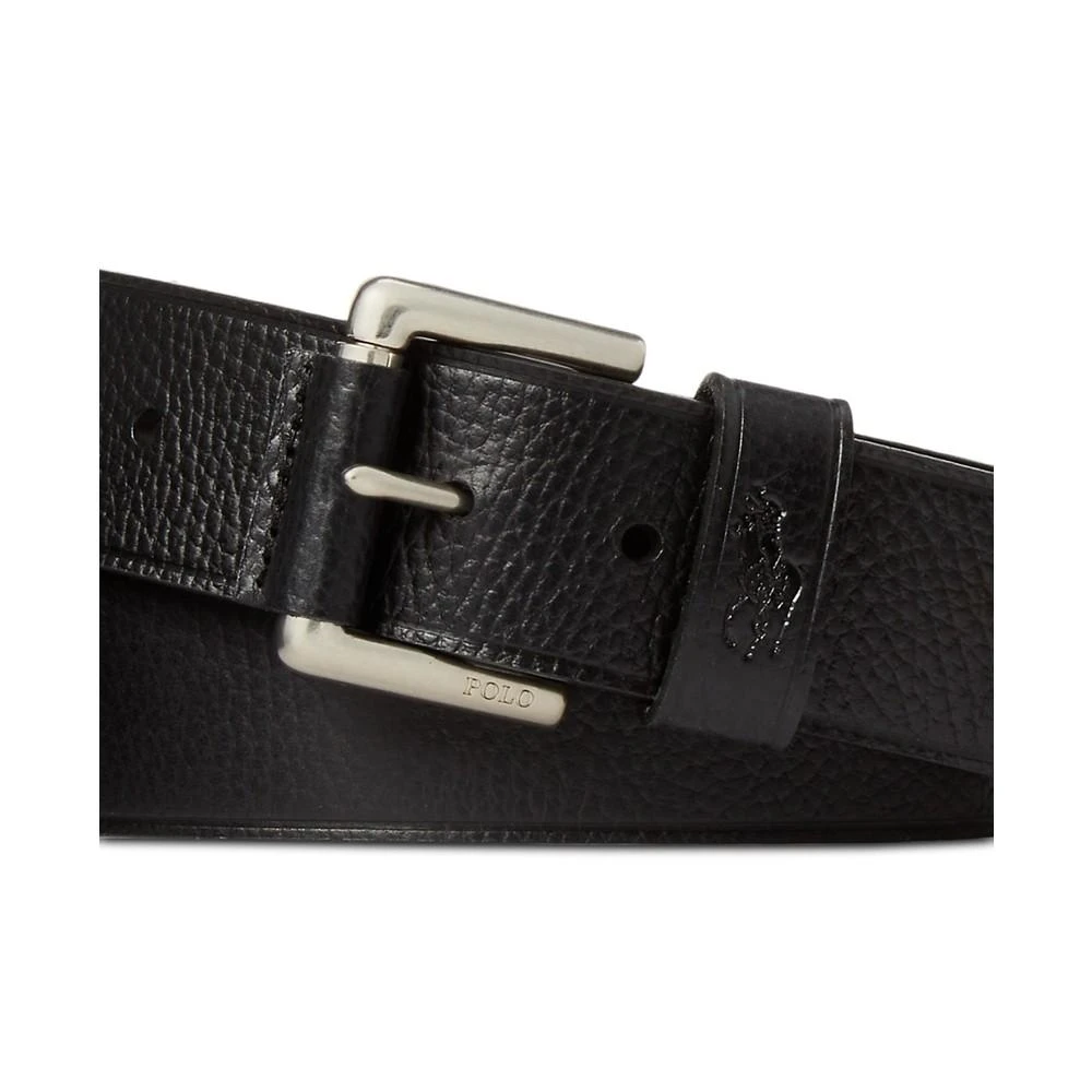 商品Ralph Lauren|Men's Signature Pony Leather Belt,价格¥614,第2张图片详细描述