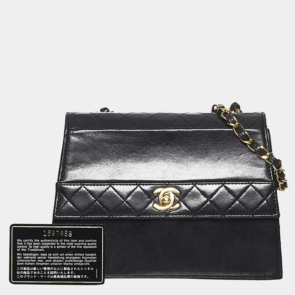 Chanel Black Timeless CC Lambskin Leather Flap Bag 商品