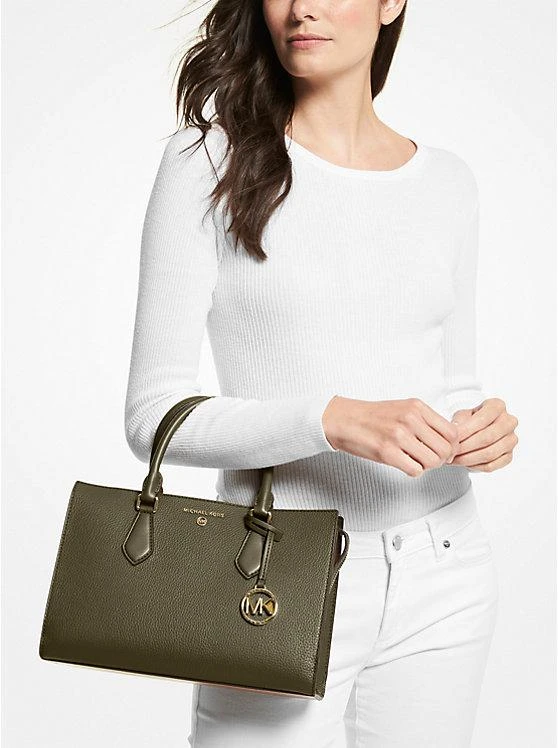 商品Michael Kors|Valerie Medium Pebbled Leather Satchel,价格¥1258,第3张图片详细描述