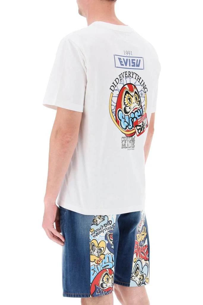 商品Evisu|Graffiti Daruma Print T Shirt,价格¥639,第2张图片详细描述