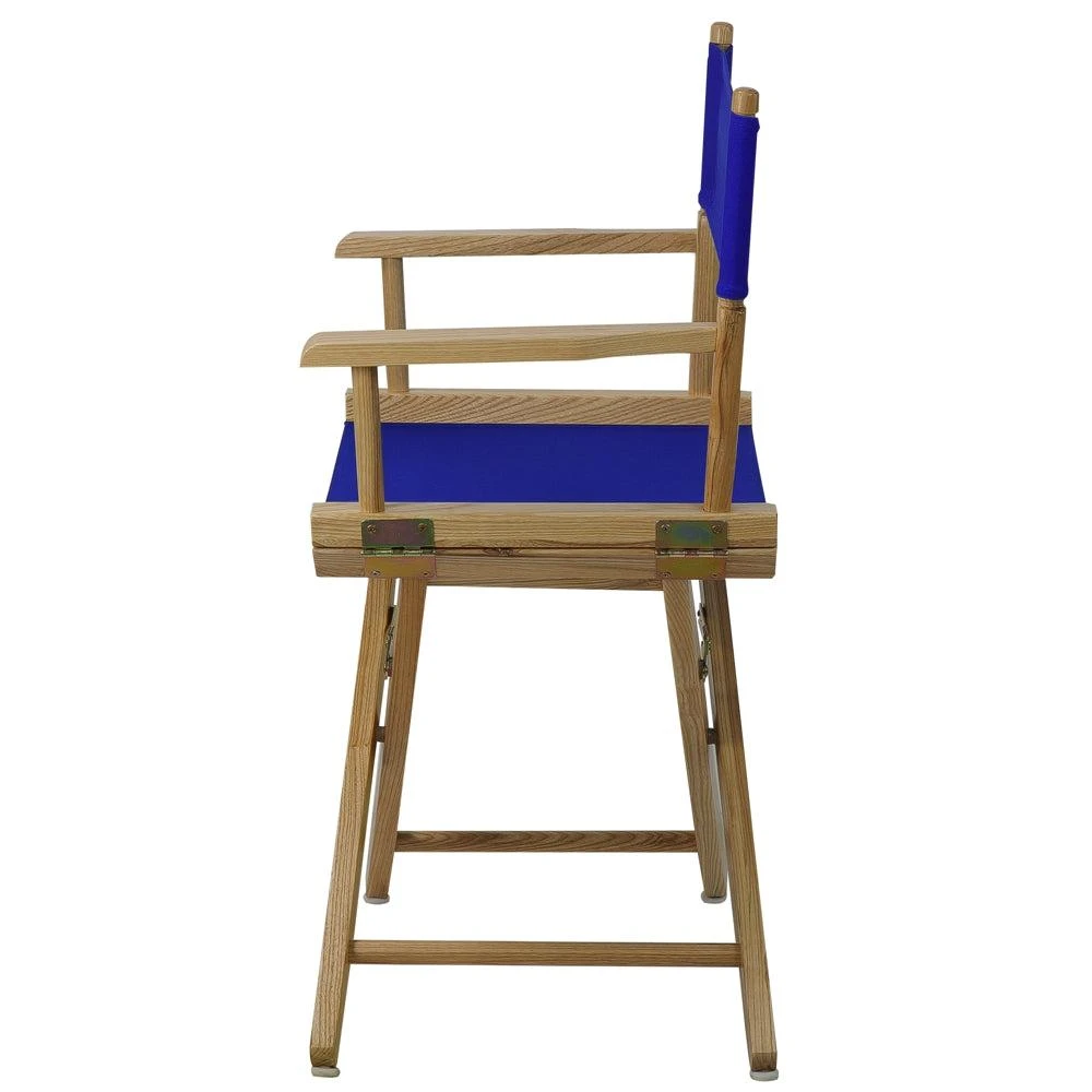 商品American Trails|Extra-Wide Premium 18"  Directors Chair Natural Frame W/Royal Blue Color Cover,价格¥1037,第2张图片详细描述