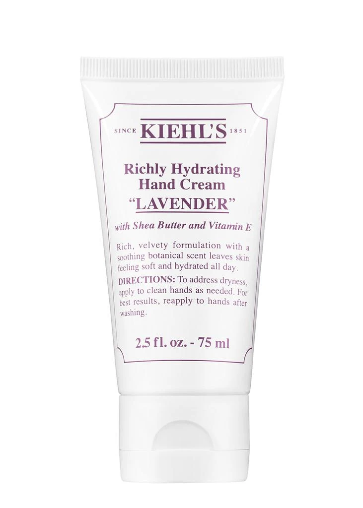商品Kiehl's|Richly Hydrating Hand Cream Lavender 75ml,价格¥190,第1张图片