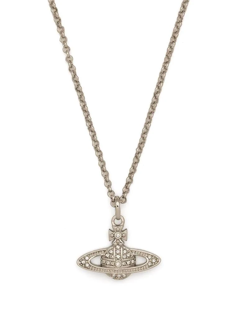 商品Vivienne Westwood|Vivienne Westwood mini bas relief pendant platinum,价格¥1039,第1张图片