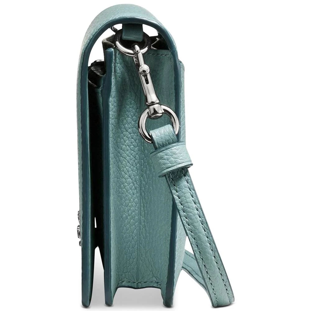Foldover Crossbody Clutch in Polished Pebble Leather 商品