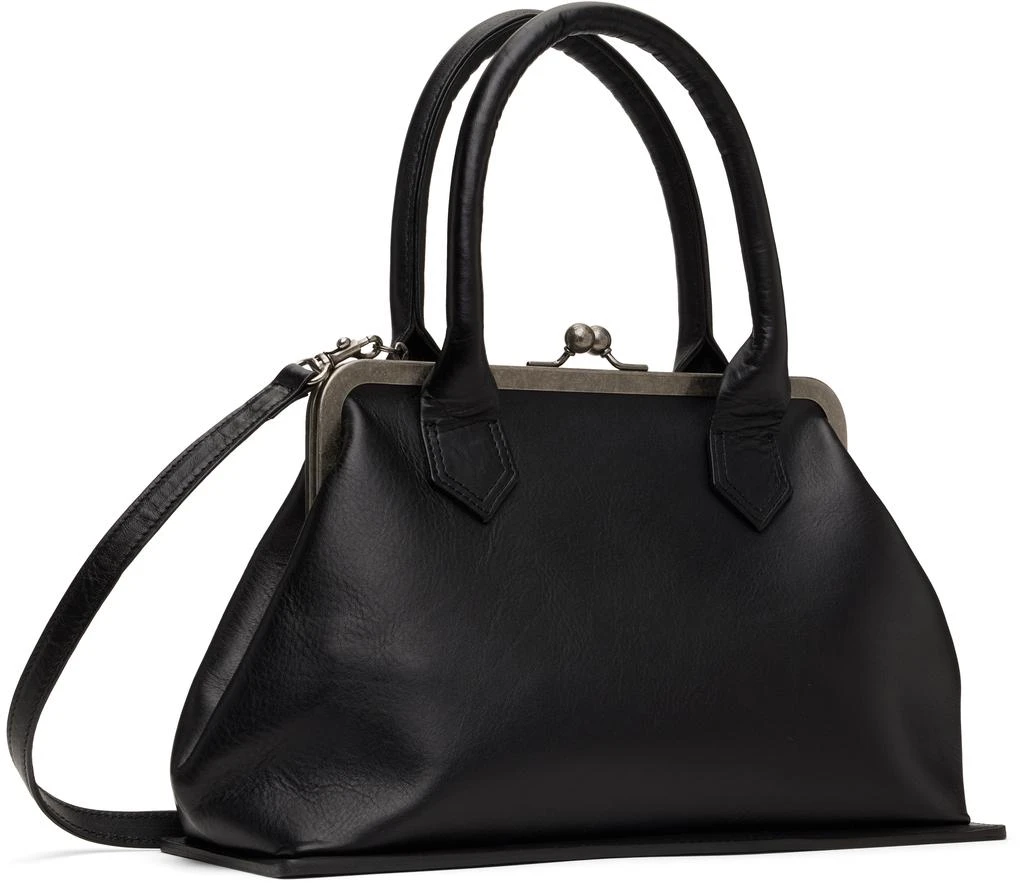 商品YOHJI YAMAMOTO|Black Metal Clasp Bag,价格¥4022,第3张图片详细描述