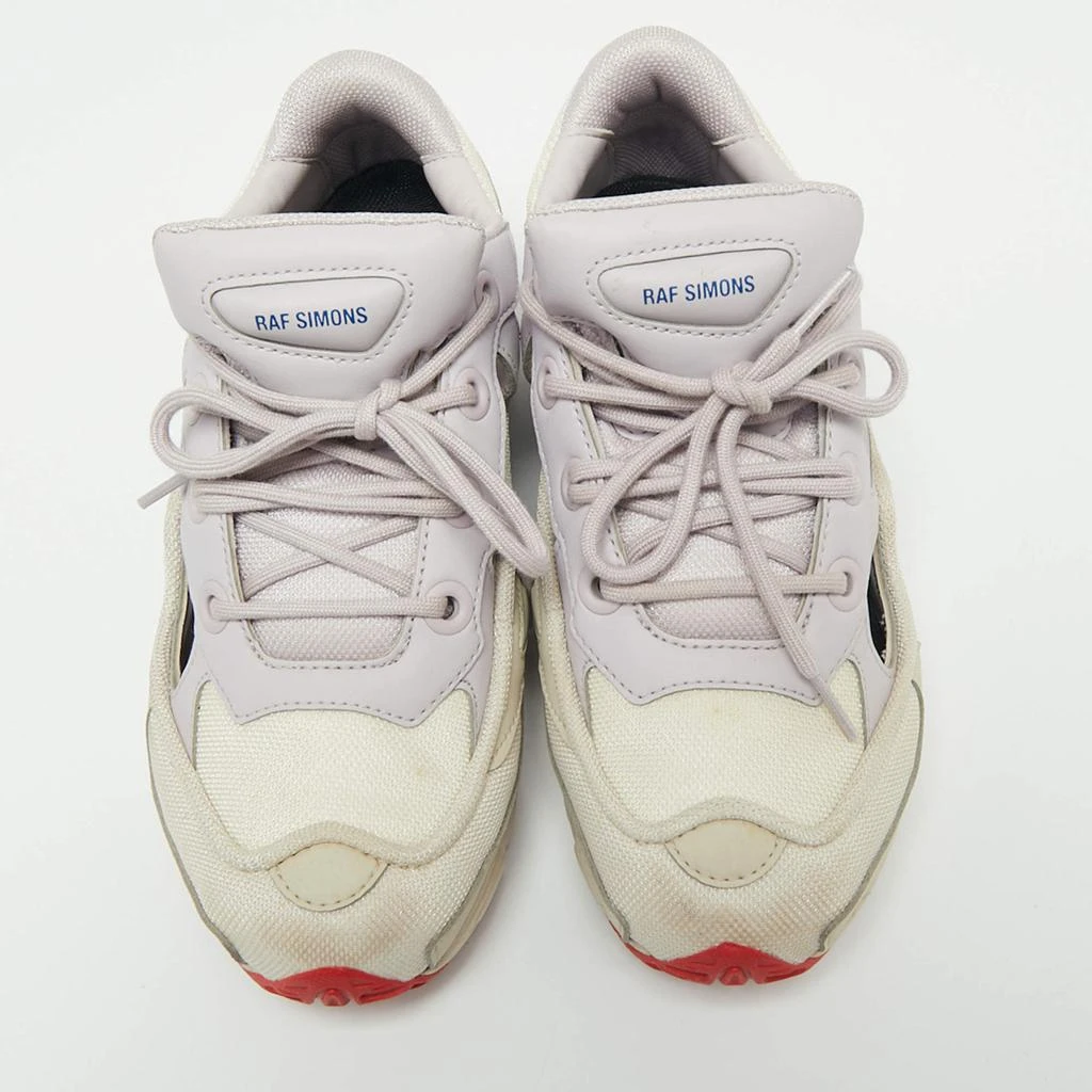 商品[二手商品] Adidas|Adidas By Raf Simons White/Purple Leather And Mesh Ozweego Sneakers Size 39 1/3,价格¥1056,第3张图片详细描述