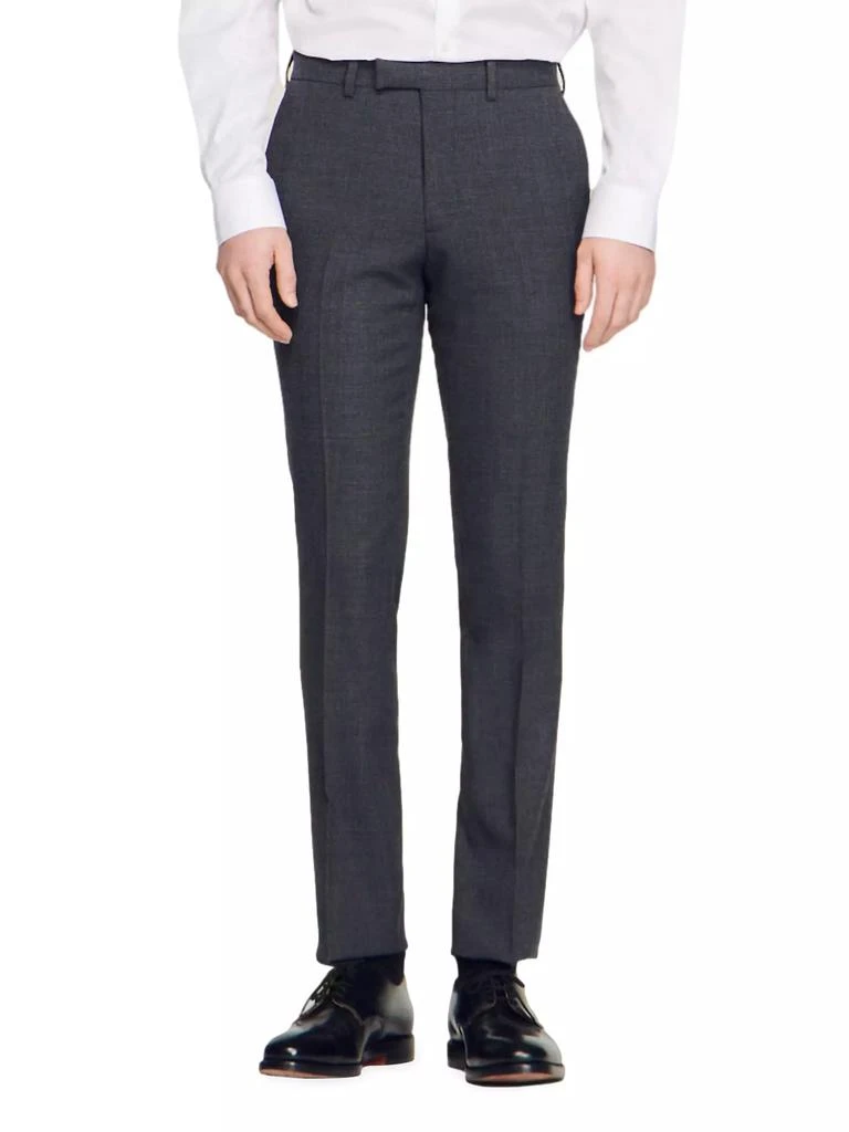 商品Sandro|Wool Suit Pants,价格¥2775,第5张图片详细描述