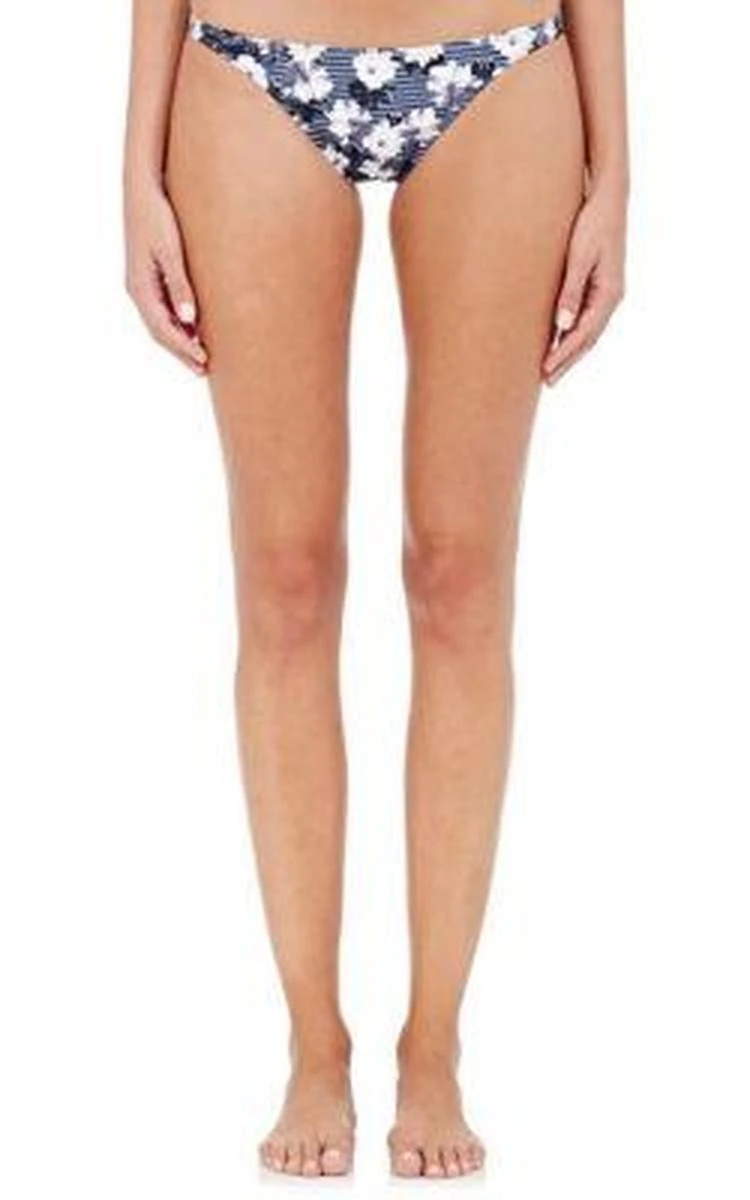 商品Onia|Ashley Striped & Floral Bikini Bottom,价格¥141,第1张图片