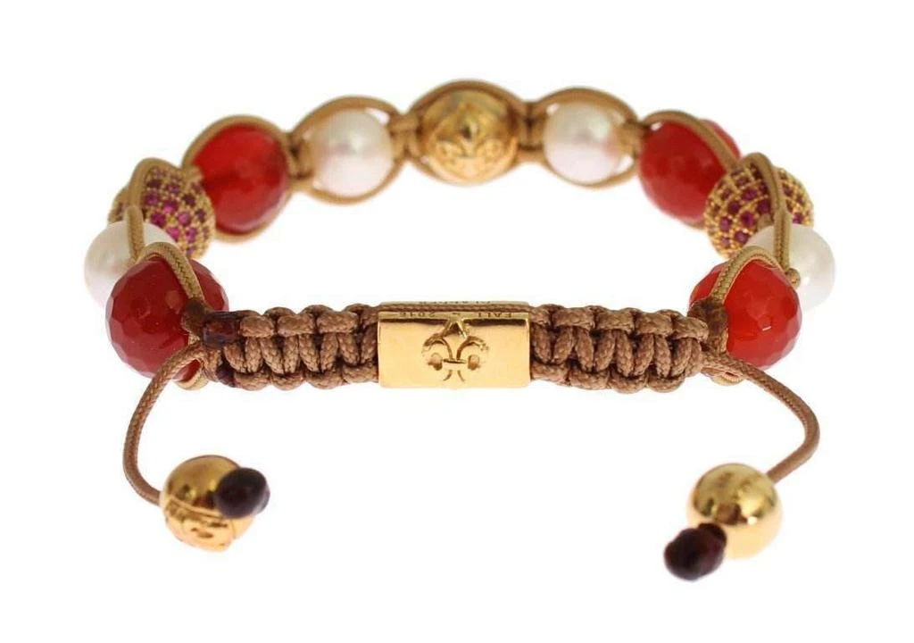 商品Nialaya|Nialaya CZ Carnelian Pearl 925 Silver Bracelet,价格¥1116,第5张图片详细描述
