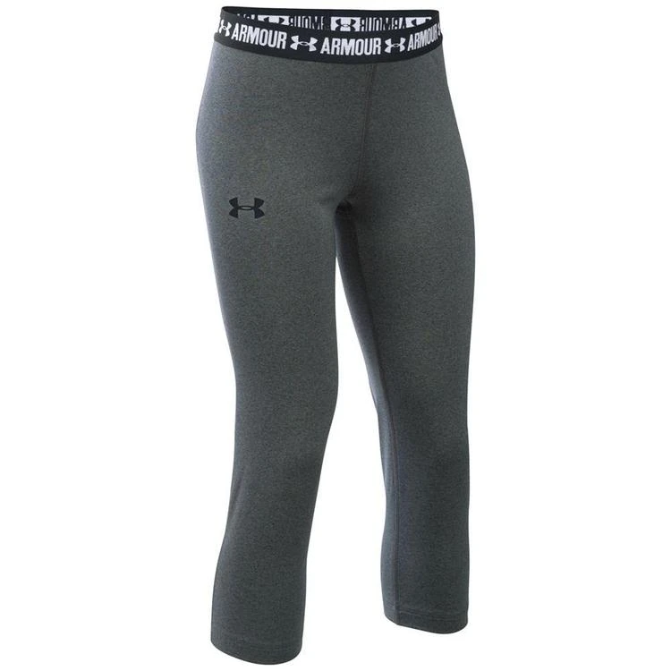 商品Under Armour|HeatGear® Armour Solid Capris, Big Girls (7-16),价格¥225,第3张图片详细描述