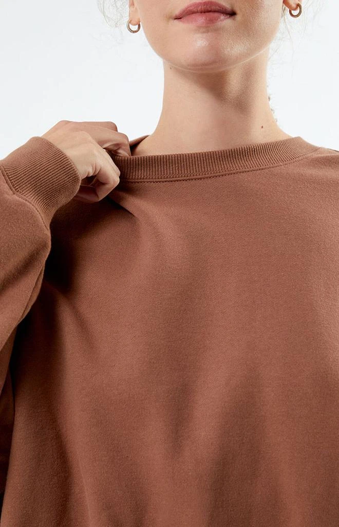 商品PacSun|Best Bet Cropped Fleece Sweatshirt,价格¥216,第2张图片详细描述