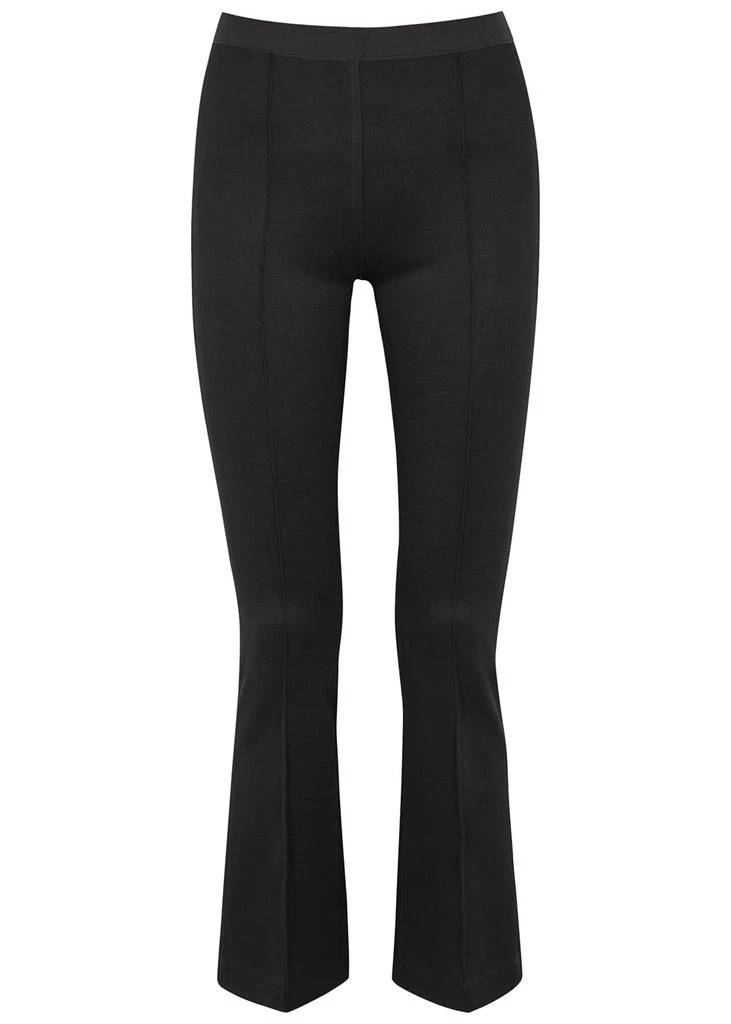 商品Helmut Lang|Black flared stretch-jersey leggings,价格¥2991,第1张图片