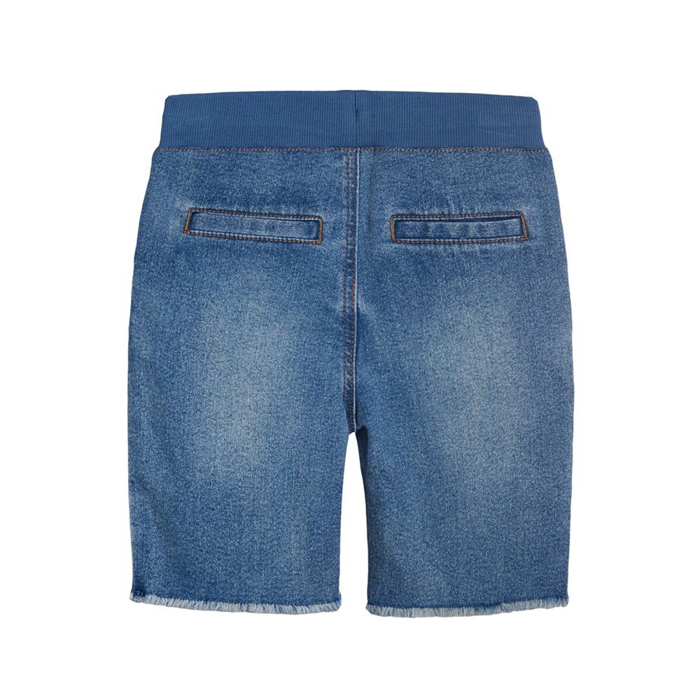 Little Boys Denim Drawstring Shorts商品第2张图片规格展示